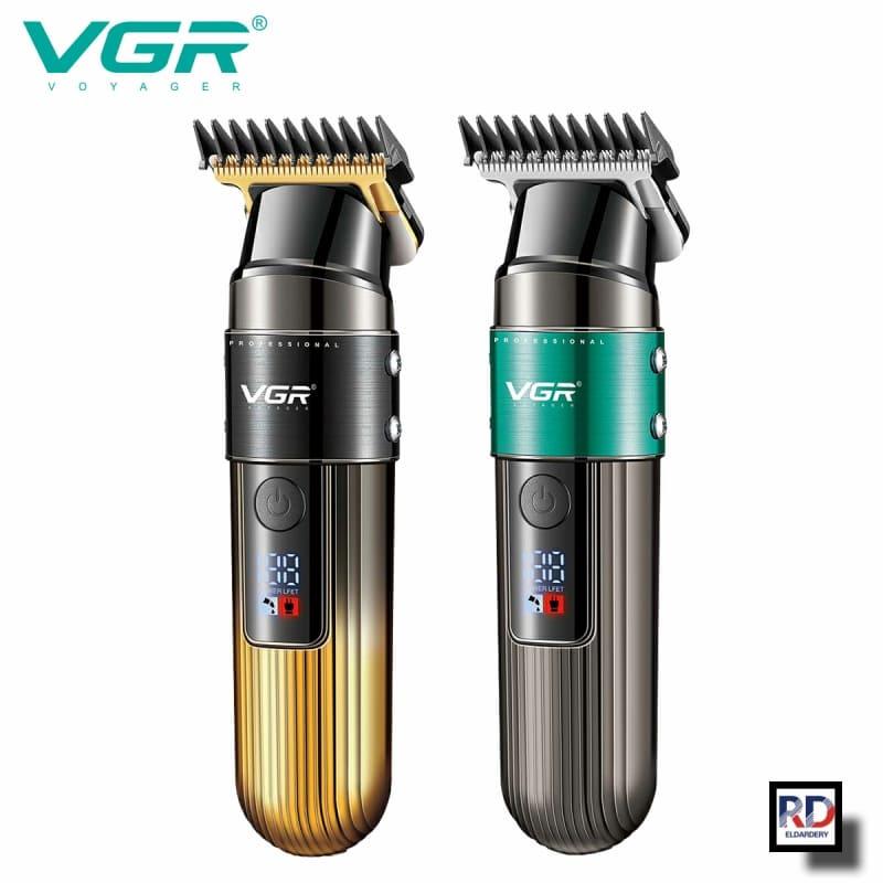 V-929 - Professional electric hair clipper for men, with digital display, 3 combs, 1500mAh, operates up to 200 minutes