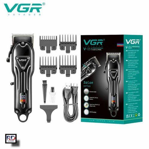 V-051 Professional Electric Hair Clipper for Men - Rechargeable with Ceramic Blades, 2500 mAh Lithium Ion Battery — image 3