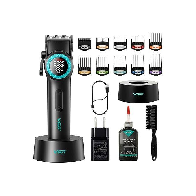 V-001 Professional Electric Hair Clipper for Men - Rechargeable - 9000 RPM - 4600 mAh Lithium Battery - Multi-Speed — image 4