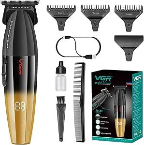 V-906 Professional Electric Hair Clipper for Men by VGR - DLC Blades, Fast USB-C Charging, 2000 mAh Lithium Ion Battery — image 4