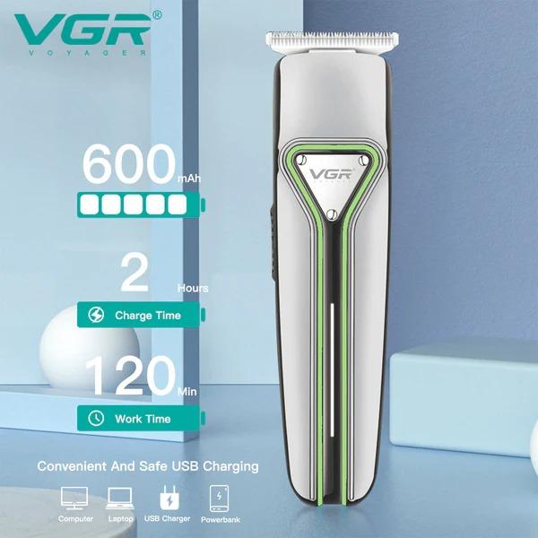 V-008 Professional Electric Hair Clipper for Men by VGR - Rechargeable via USB — image 4
