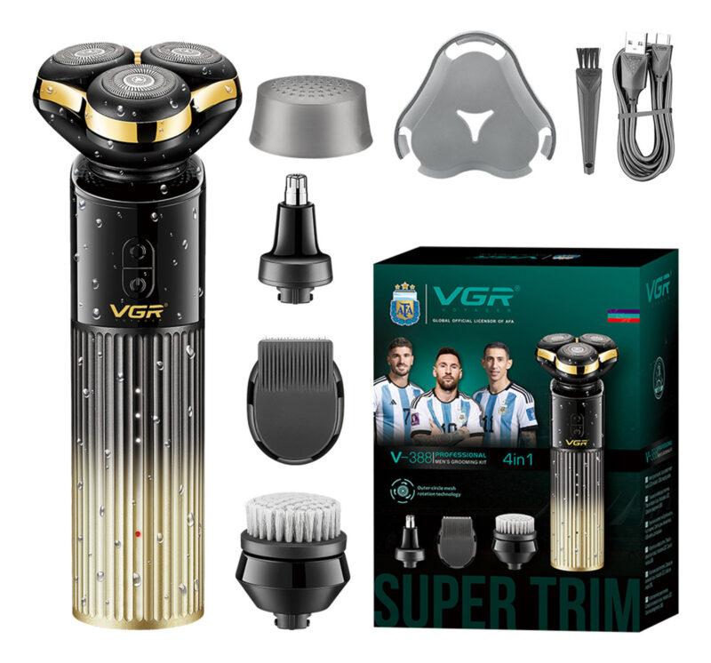 V-388 - Electric Hair Clipper for Men by VGR - Rechargeable, IPX7 Waterproof, 1800 mAh Battery — image 3
