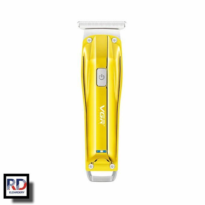 V-955 - Professional Electric Hair Clipper for Men by VGR, Stainless Steel Blades, Rechargeable, 3 Combs, Gold — image 4