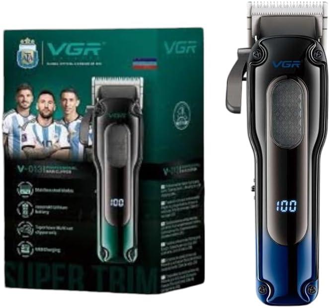 VGR V-013 Professional Electric Hair Clipper for Men - Rechargeable, with Stainless Steel Blades, 12 Length Settings, LED Display — image 5