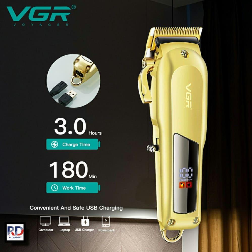 V-278 - Professional Electric Hair Clipper for Men Rechargeable by VGR - Stainless Steel Blades - 3 watts — image 3
