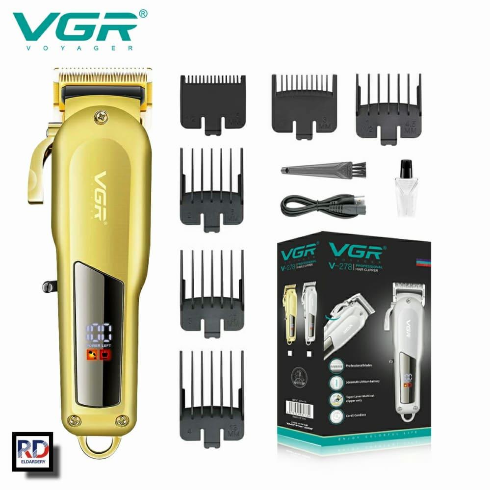 V-278 - Professional Electric Hair Clipper for Men Rechargeable by VGR - Stainless Steel Blades - 3 watts — image 4