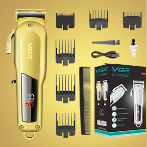 V-278 - Professional Electric Hair Clipper for Men Rechargeable by VGR - Stainless Steel Blades - 3 watts