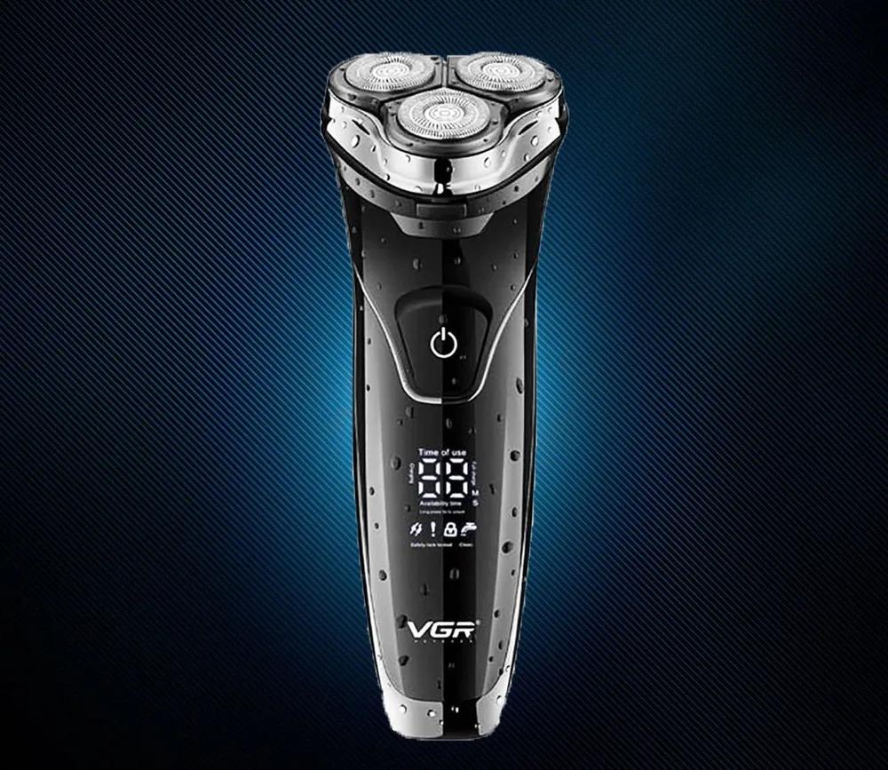V-318 - Professional Electric Hair Clipper and Refinement Machine for Men - Rechargeable - Waterproof - Three-Dimensional Floating Head