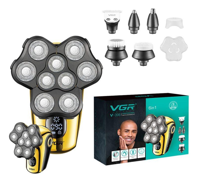 V-396 - Professional Electric Hair Clipper and Refinement Machine for Men Rechargeable - LED Display - Waterproof