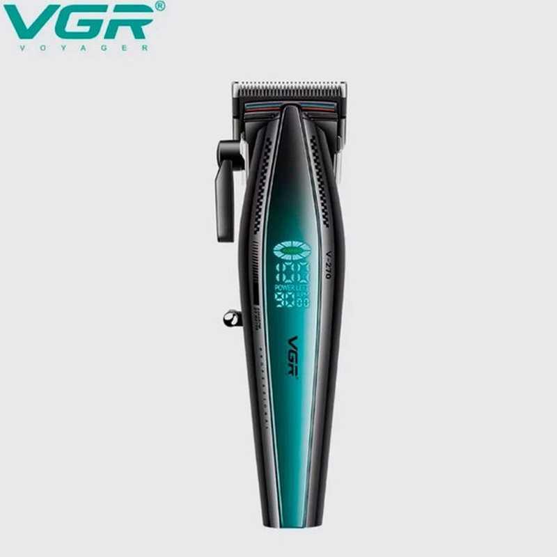 V-270 - Professional Electric Hair Clipper for Men by VGR - Black - Ceramic Metal Blades - 9000 RPM Speed - 2500MAH Lithium Ion Battery — image 4