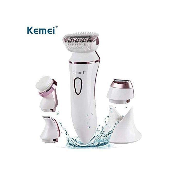 Kemei KM-7202 Hair Removal Machine for Body and Face - Tweezers Technology, USB Charging, Dry and Wet Use — image 2