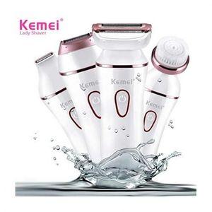 Kemei KM-7202 Hair Removal Machine for Body and Face - Tweezers Technology, USB Charging, Dry and Wet Use
