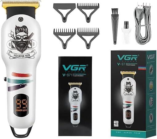 V-971 - Professional Electric Hair Clipper. Rechargeable for Men — image 3