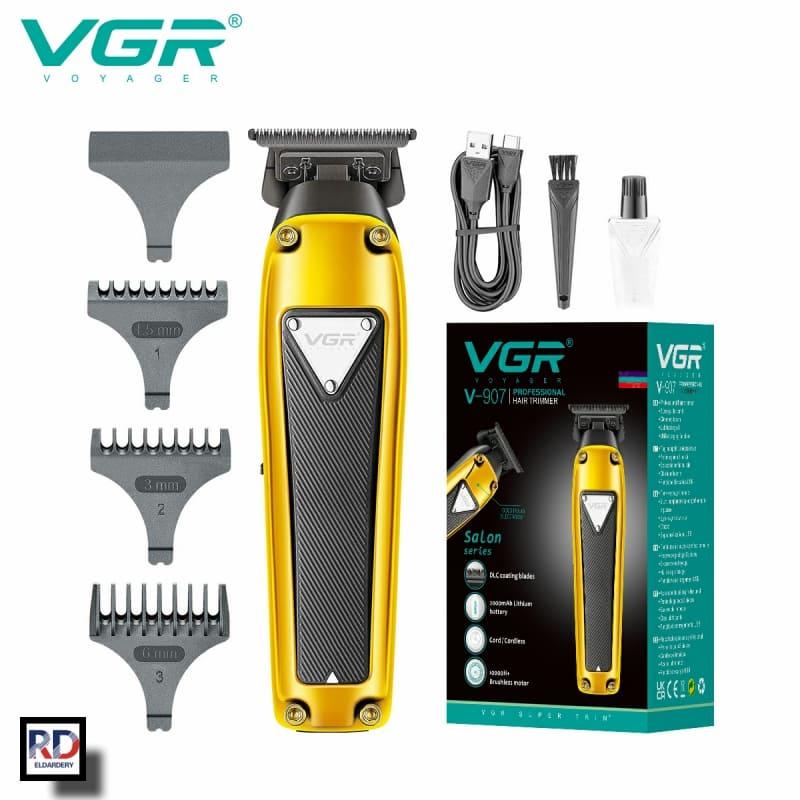 V-907 - Professional Electric Hair Clipper for Men from VGR, Rechargeable, 2000 mAh Lithium Battery, 4 Different Cutting Heads — image 3
