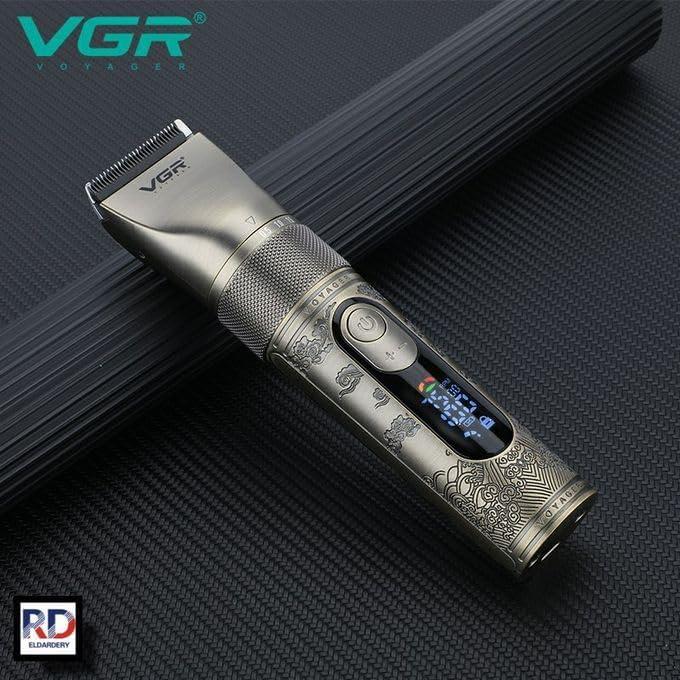 V-659 - Professional Electric Hair Clipper for Men - Rechargeable - LED Screen - Water Resistant