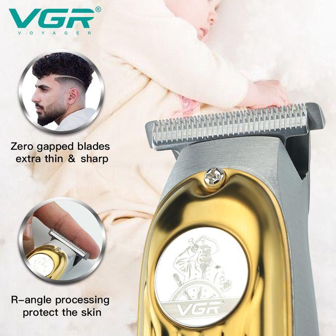 V-122 Professional Electric Hair Clipper for Men - Rechargeable - Steel Blades - Multi-Use