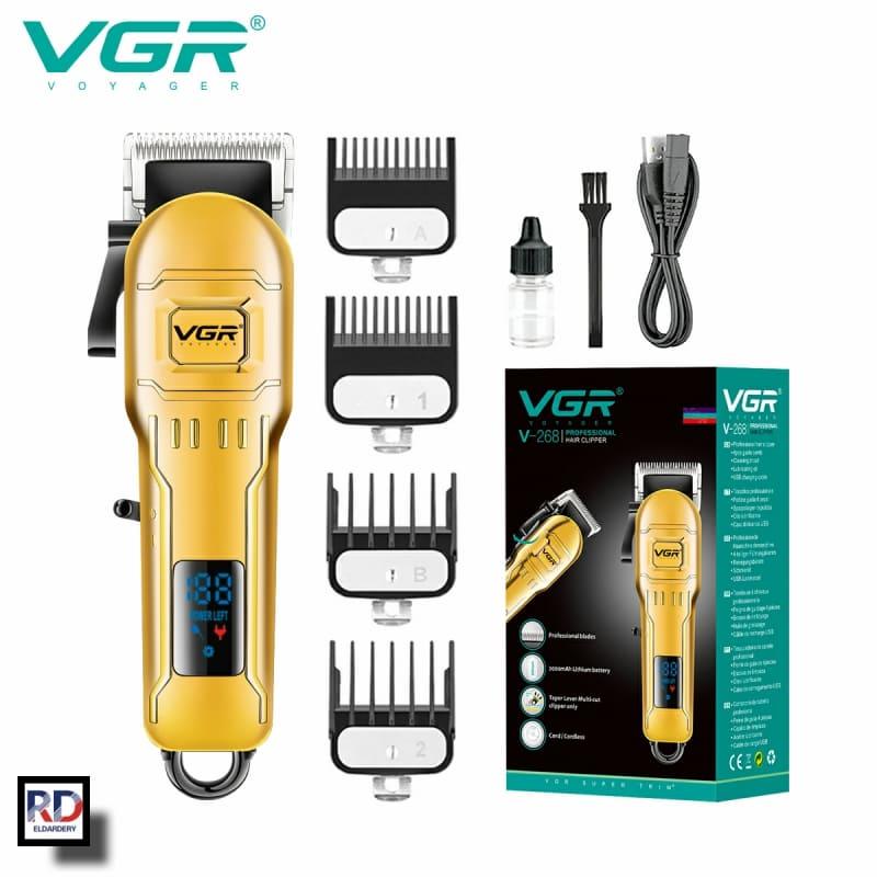 V-268 - Professional Electric Hair Clipper for Men from VGR - Rechargeable, Wireless, Stainless Steel Blades — image 2