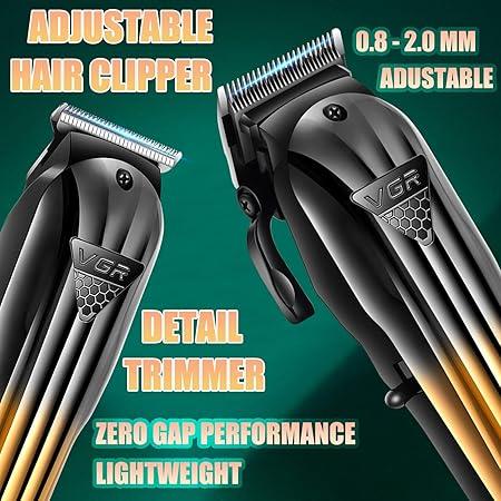 VGR V-644 Professional Electric Hair Clipper for Men - Rechargeable, Multi-Use, Stainless Steel Blades — image 4