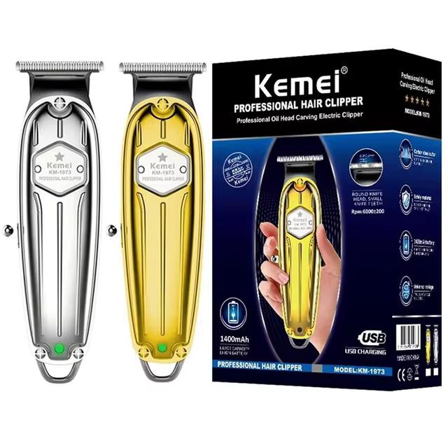 KM-1973 Professional Electric Hair Clipper for Men - Professional, Rechargeable, Gold Color — image 2