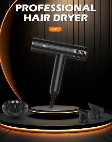 VGR V-427 Professional Hair Dryer - High-Spec Hair Dryer at 110,000 Rotations Per Minute — image 2