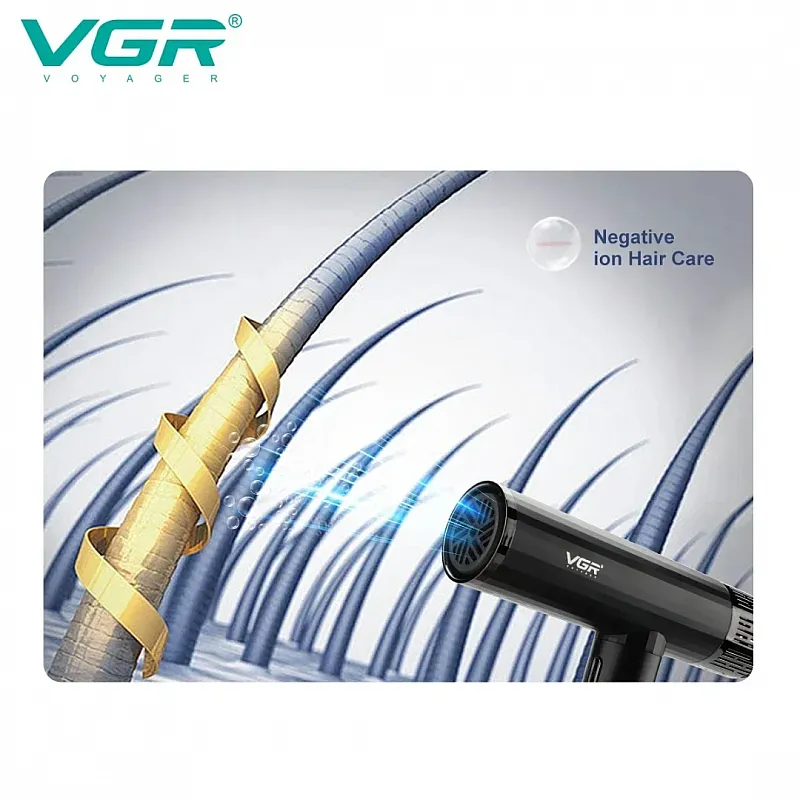 VGR V-427 Professional Hair Dryer - High-Spec Hair Dryer at 110,000 Rotations Per Minute — image 4