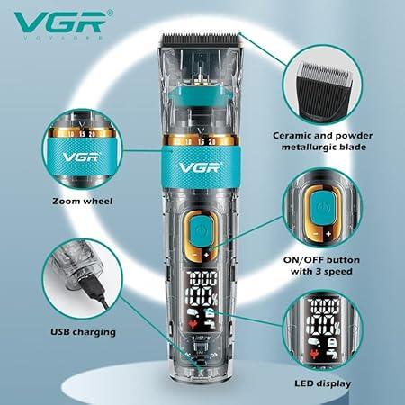 V-695 - ماكينة حلاقة كهربائية احترافية. قابله للشحن للرجال