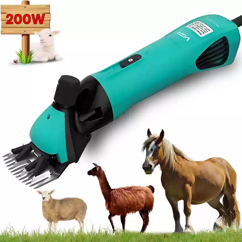  VGR V-816 Professional Sheep and Goat Wool Shearing Clipper - High-Performance Animal Care Tool in Green — image 2