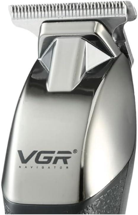V-171 Professional Electric Hair Clipper for Men from VGR - Rechargeable, Black/Silver — image 4