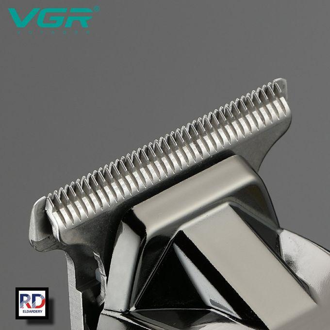 V-171 Professional Electric Hair Clipper for Men from VGR - Rechargeable, Black/Silver — image 5