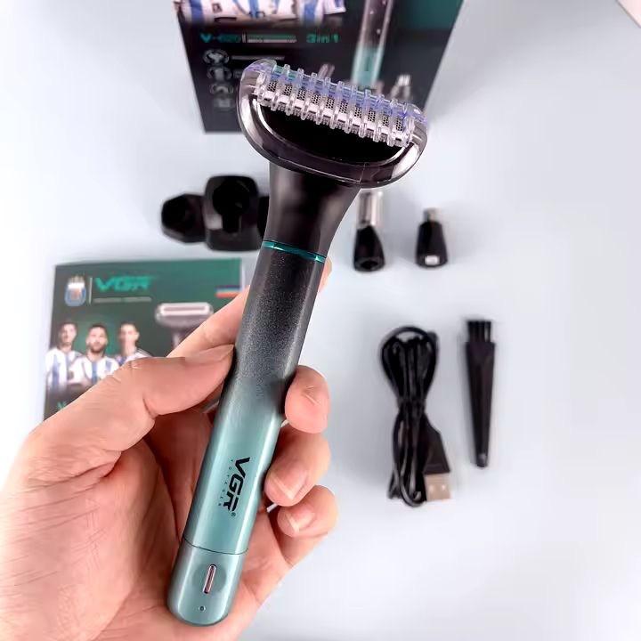 V-625 Nose, Ear, and Eyebrow Hair Clipper - Multi-Use, Water Resistant, USB Type-C Charging — image 2