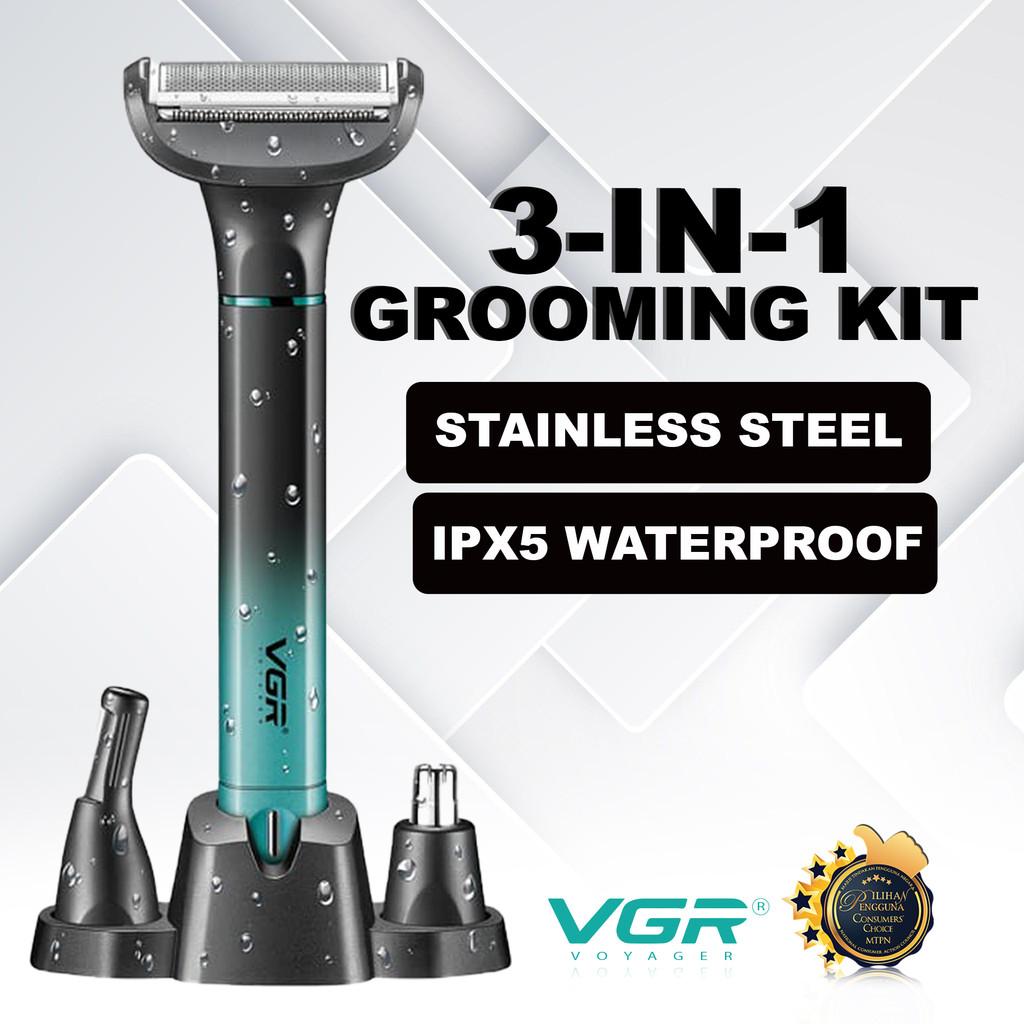 V-625 Nose, Ear, and Eyebrow Hair Clipper - Multi-Use, Water Resistant, USB Type-C Charging