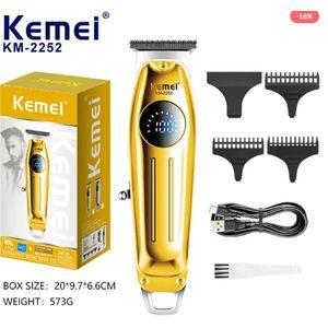 Km-2252 Professional Electric Hair Clipper for Men - Rechargeable - Multi-Head - Comfortable Design — image 3