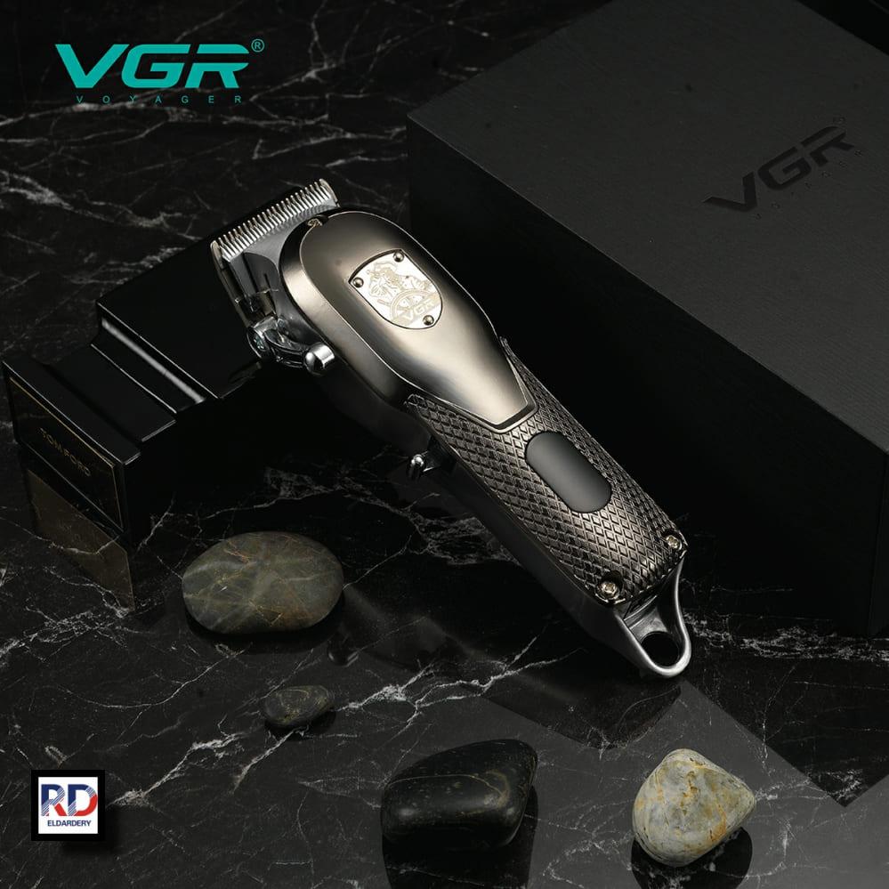 V-276 - Professional Electric Hair Clipper for Men from VGR - Rechargeable, Gray Color, 2500 mAh Battery Capacity — image 2