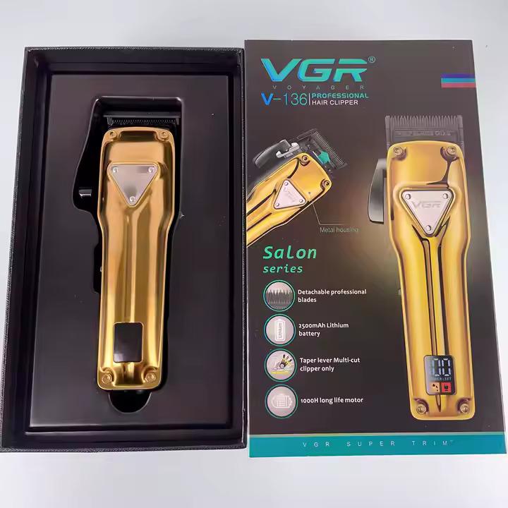 V-136 - Professional Electric Hair Clipper for Men from VGR, Rechargeable, Multi-Setting, Modern Design — image 5