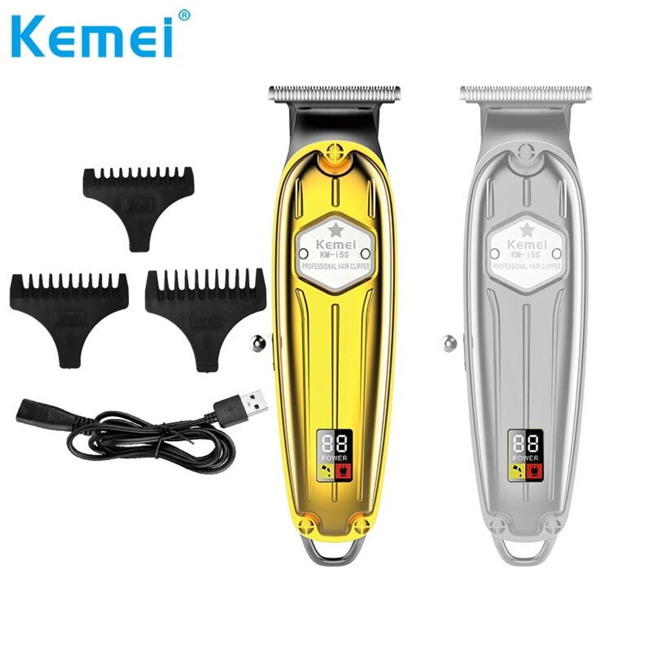 Km-i5s Professional Electric Hair Clipper for Men - Rechargeable - Multi-Head - Comfortable Design — image 2