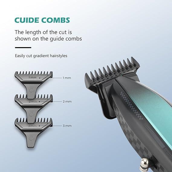 V-992 - Professional Electric Hair Clipper for Men, Rechargeable, Advanced Technology, Ceramic Blade and Metal Powder, 3 Guide Combs (1/2/3 mm), Cutting Range: 0.1-3 mm — image 5
