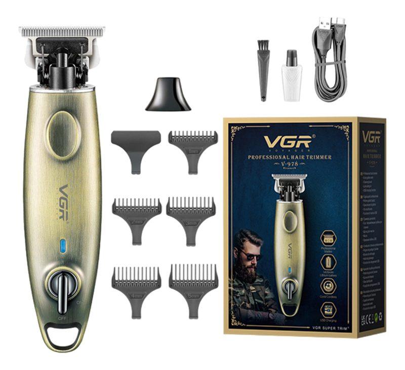 VGR V-978 Professional Electric Hair Clipper for Men - Rechargeable via USB, LED Screen, 180 Minutes Operating Time — image 2