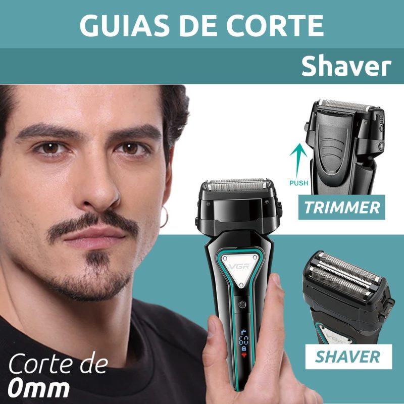 VGR V-333 Multi-Function Electric Hair Clipper Rechargeable for Men - Stainless Steel — image 5