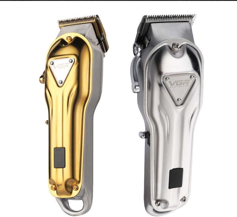 V-134 Professional Electric Hair Clipper for Men by VGR - Gold Color - 4 Heads - Charging up to 5 Hours — image 2