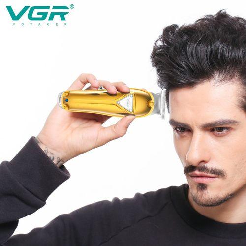 V-057 Professional Electric Hair Clipper for Men Rechargeable by VGR - Stainless Steel — image 2