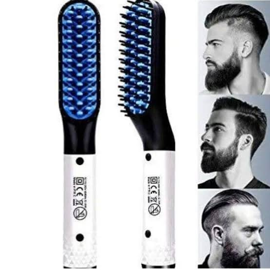 Quick heat styling comb for men's hair