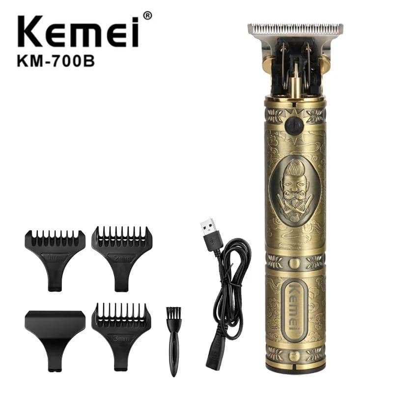 Kemei professional hair clipper Kemei metal body zero moss km-700B — image 5