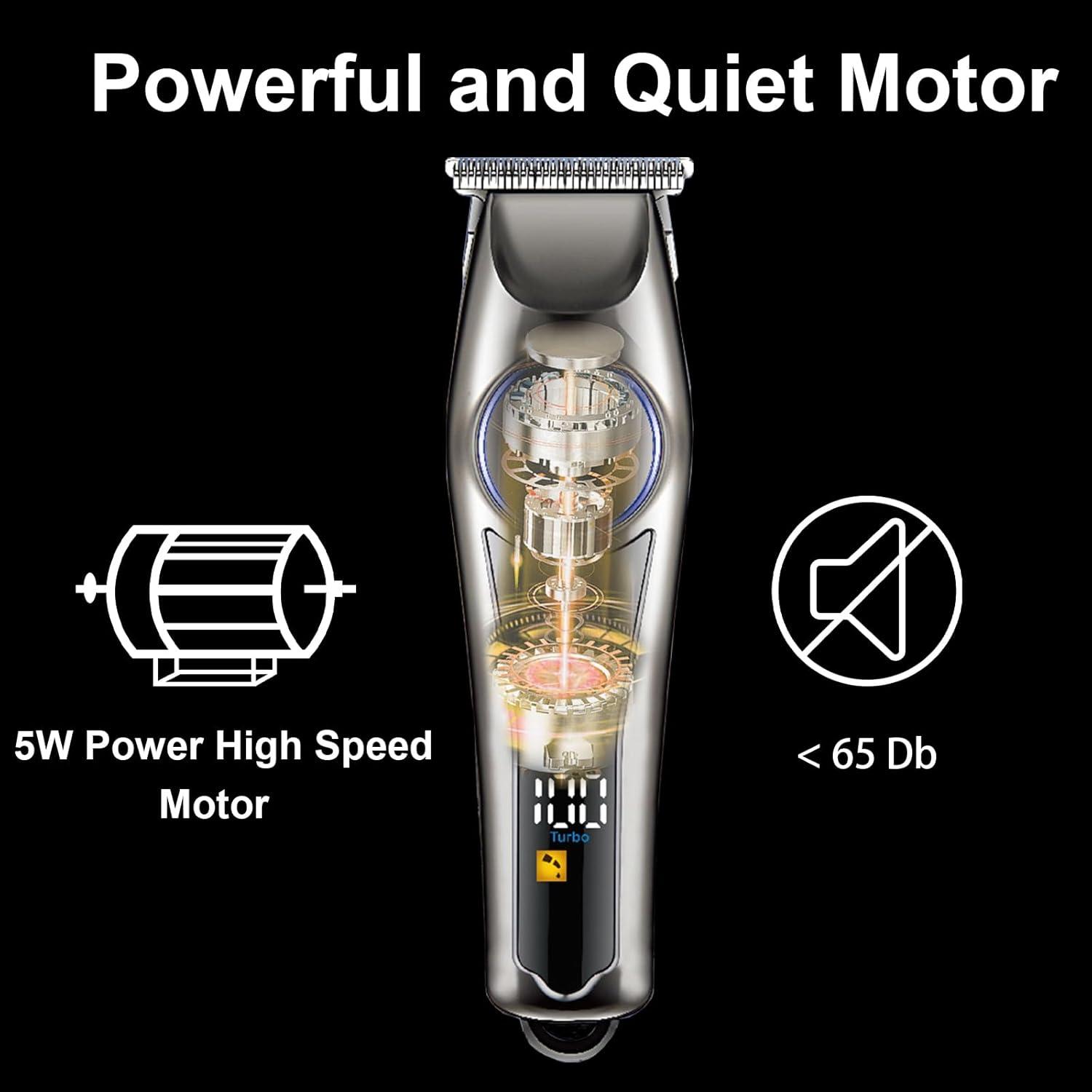 KM-642 Professional Electric Hair Clipper for Men - Rechargeable - Lithium Battery - Multiple Accessory Comb — image 5