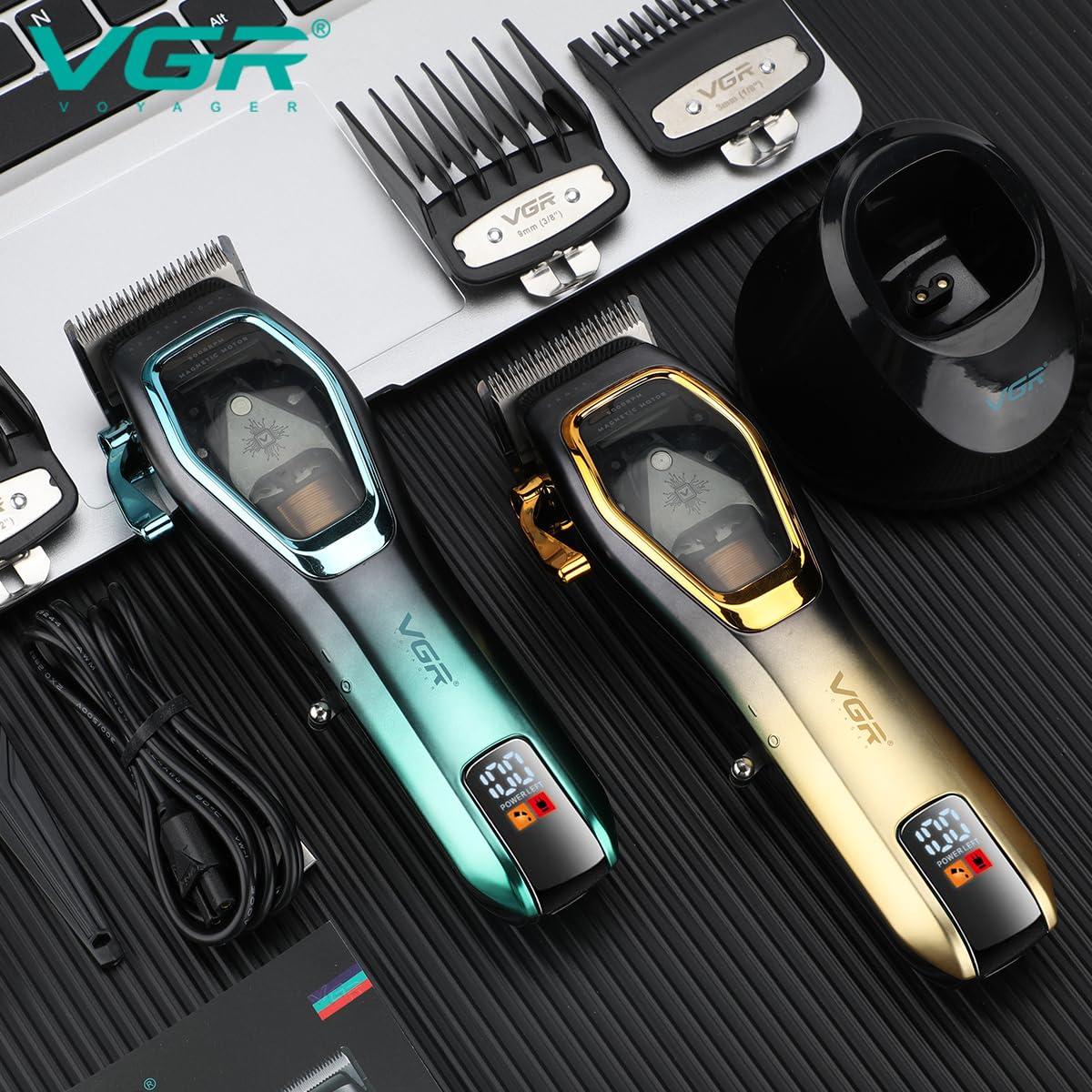 VGR V-674 Cordless Rechargeable Waterproof Electric Hair Clipper for Men