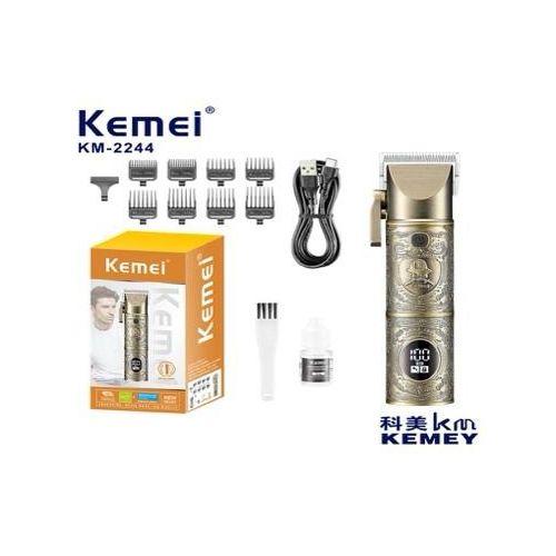 KM-2244 Professional Electric Hair Clipper for Men – Rechargeable – Multi-Head – Comfortable Design — image 2