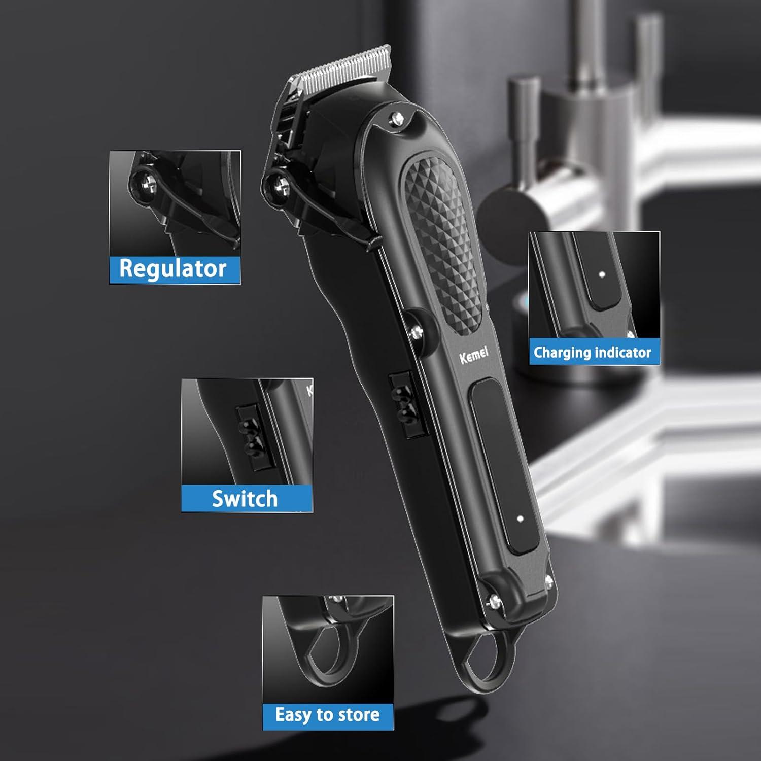 Kemei KM-1071 Rechargeable Hair and Beard Clipper — image 3