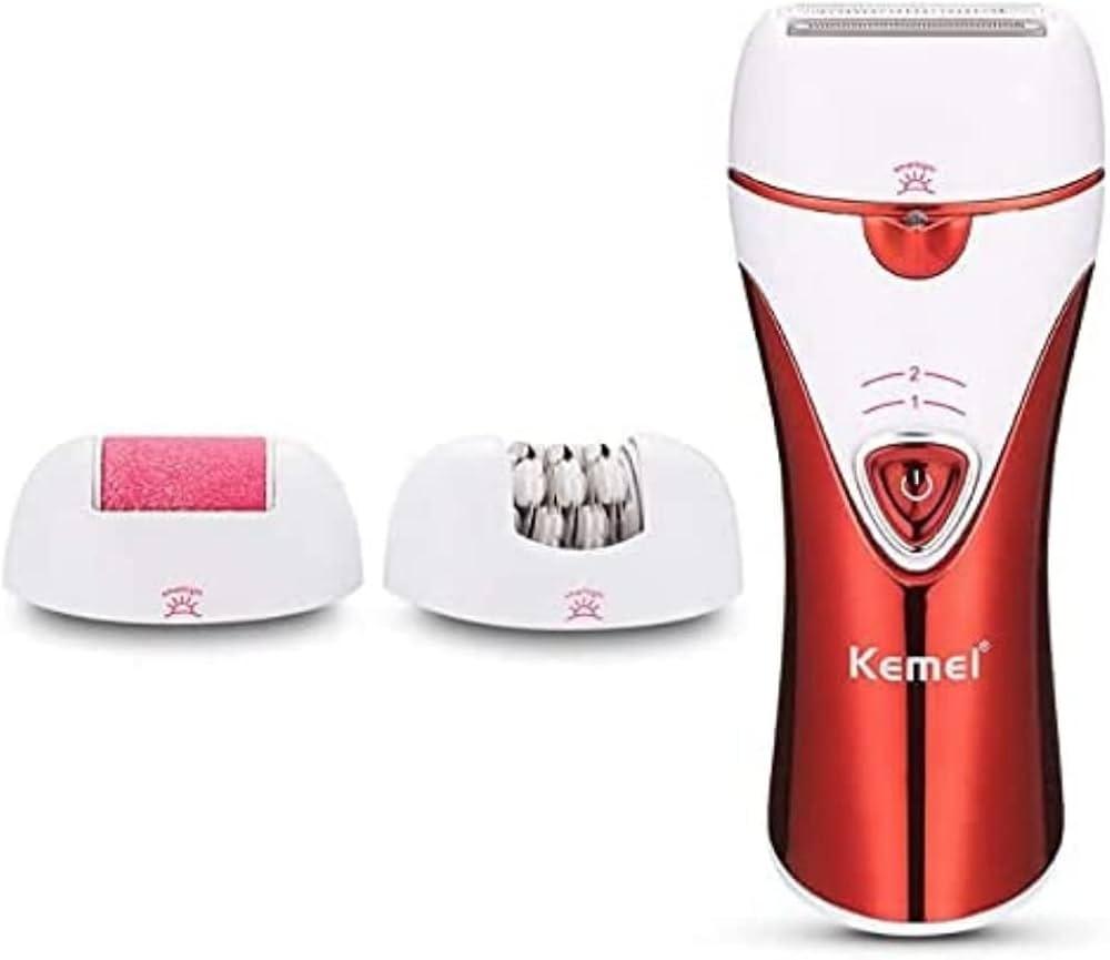 Kemei KM-1207 Hair Removal Machine – 3 in 1 for Women – Stainless Steel – 220-240 Volts — image 4