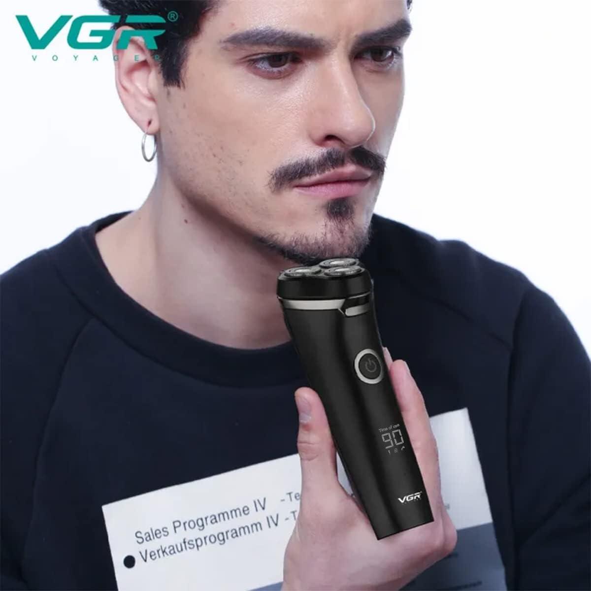 V-329 – Professional Electric Hair Clipper and Trimmer for Men from VGR, Cordless, Rechargeable, Waterproof IPX6, with LED Digital Screen — image 3
