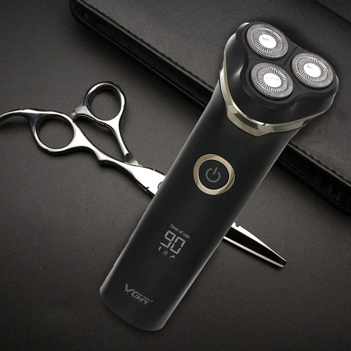 V-329 – Professional Electric Hair Clipper and Trimmer for Men from VGR, Cordless, Rechargeable, Waterproof IPX6, with LED Digital Screen