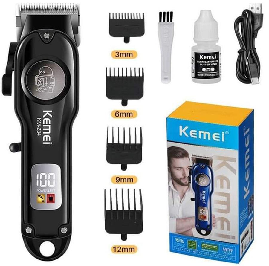 KM-234 Professional Electric Hair Clipper for Men – Rechargeable – from Kemei — image 2